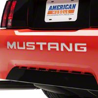 Stainless Steel Vinyl Bumper Insert Letters (99-04 GT, V6, Mach 1; 99 Cobra)