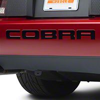 Black Vinyl Bumper Insert Letters (96-98 Cobra; 01 Cobra)