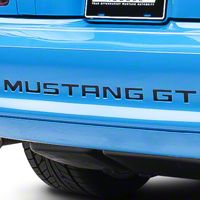 Black Vinyl Bumper Insert Letters (94-98 GT, V6; 94-95 Cobra)