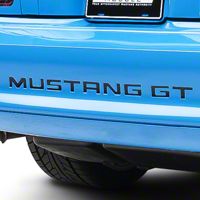 Black Reflective Vinyl Bumper Insert Letters (94-98 GT, V6; 94-95 Cobra)