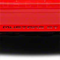 Black Vinyl Bumper Insert Letters (87-93 GT, LX)