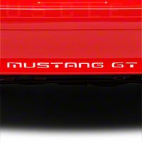 White Vinyl Bumper Insert Letters (87-93 GT, LX)