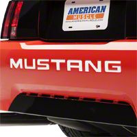 White Vinyl Bumper Insert Letters (99-04 GT, V6, Mach 1; 99 Cobra)