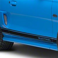 Black Rocker Stripes w/ Mustang Lettering (94-04 All)
