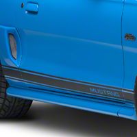 Matte Black Rocker Stripes w/ Mustang Lettering (94-04 All)