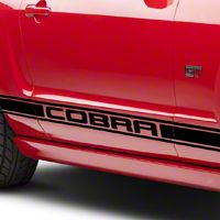 Black Rocker Stripes w/ Cobra Lettering (05-14 All)