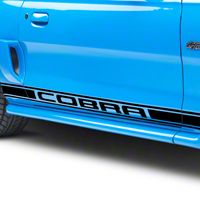 Black Rocker Stripes w/ Cobra Lettering (94-04 All)