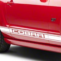 White Rocker Stripes w/ Cobra Lettering (05-14 All)