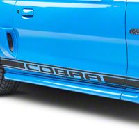 Matte Black Rocker Stripes w/ Cobra Lettering (79-14 All)