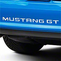 Chrome Vinyl Bumper Insert Letters (94-98 GT, V6; 94-95 Cobra) - AmericanMuscle Graphics 26299