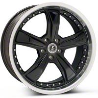 Black Shelby Razor Wheel - 20x9 (05-14 GT, V6) - Shelby SB198B2966A
