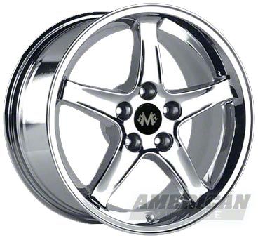 Chrome 1995 Style Cobra R Wheel - 2005+ (17x9)