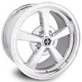 Chrome Deep Dish Mach 1 Wheel (17x9) - 2005+