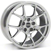 Chrome GT4 Wheel - 18x9 (87-93 5 Lug Conversion) - AmericanMuscle Wheels 28133