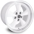 White Deep Dish Bullitt Wheel 94-04 (17x10.5)