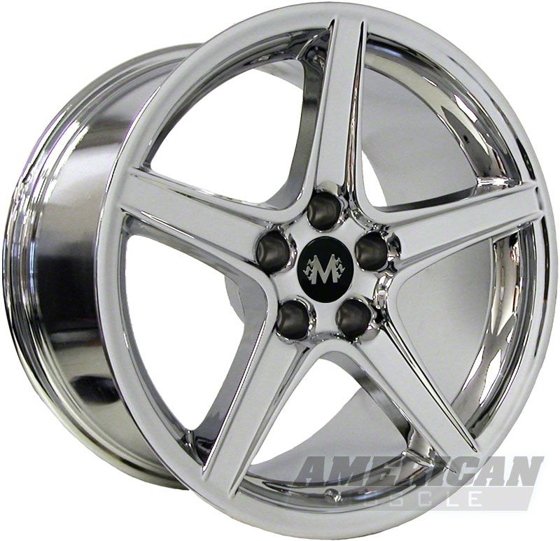 Chrome Mustang S Style Wheel - 2005+ (17x9)