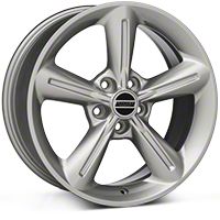 Silver 2010 OE Style Wheel - 18x8 (05-13 GT, V6) - AmericanMuscle Wheels 28255