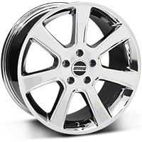 Chrome S197 Saleen Style Wheel - 18x9 (87-93 5 Lug Conversion) - AmericanMuscle Wheels 28355