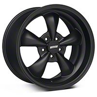 Solid Matte Black Bullitt Deep Dish Wheel 18x10 (05-14 GT, V6)
