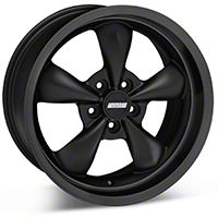 Solid Matte Black Bullitt Deep Dish Wheel 18x9 (94-04 All)