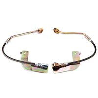 J&M Stainless Steel Teflon Brake Lines - Rear w/o ABS (99-04 GT, V6, Mach 1) - J&M 22523