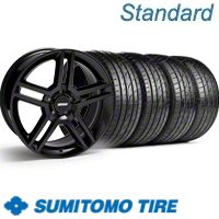 Black GT500 Wheel & Sumitomo Tire Kit - 19x8.5 (10-12)