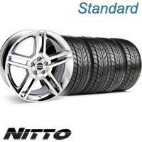 Chrome GT500 Wheel & NITTO Tire Kit - 18x9 (10-12)