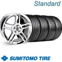 Chrome GT500 Wheel & Sumitomo Tire Kit - 19x8.5 (10-12)