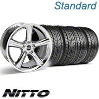 Chrome GT Premium Wheel & NITTO Tire Kit - 18x9 (10-12)