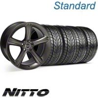 Hypercoated GT Premium Wheel & NITTO Tire Kit - 18x9 (05-12) - AmericanMuscle Wheels KIT||28212||76009