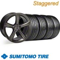 Staggered Hypercoated GT Premium Wheel & Sumitomo Tire Kit - 19x8.5/10 (10-12)
