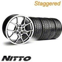 Staggered Hypercoated GT4 Wheel & NITTO Tire Kit - 18x9/10 (99-04)