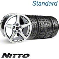 Chrome Saleen Wheel & NITTO Tire Kit - 18x9 (10-12)