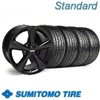 Black 2010 OE Style Wheel & Sumitomo Tire Kit - 18x8 (10-12)