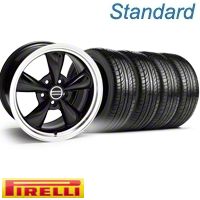 Black Bullitt Wheel & Pirelli Tire Kit - 19x8.5 (10-12)