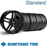 Black GT500 Wheel & Sumitomo Tire Kit - 18x9 (11-12)