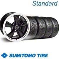 Black Bullitt Wheel & Sumitomo Tire Kit - 18x9 (11-12)