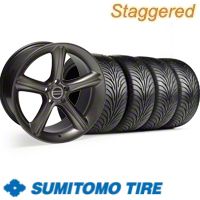 Staggered Hypercoated GT Premium Wheel & Sumitomo Tire Kit - 18x9/10 (11-12)