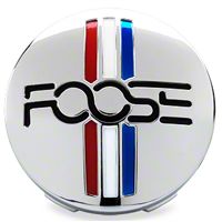 Foose Tri-bar Style Center Cap - Chrome - Foose Wheels 1003-41