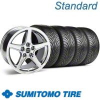 Chrome Saleen Wheel & Sumitomo Tire Kit - 18x9 (11-12)