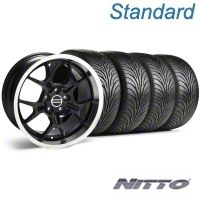 Black GT4 Wheel & NITTO Tire Kit - 18x9 (94-98 All)