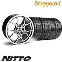 Staggered Hypercoated GT4 Wheel & NITTO Tire Kit - 18x9/10 (94-98 All)