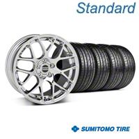 Chrome AMR Wheel & Sumitomo Tire Kit - 19x8.5 (99-04 All)