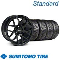 Black AMR Wheel & Sumitomo Tire Kit - 18x9 (99-04 All)