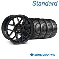 Black AMR Wheel & Sumitomo Tire Kit - 19x8.5 (05-14 All) - AmericanMuscle Wheels KIT||33783||63036