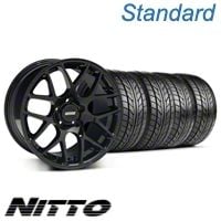 Black AMR Wheel & NITTO Tire Kit - 18x9 (99-04 All)