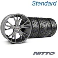 Gunmetal Shelby CS1 Wheel & NITTO Tire Kit - 20x9 (05-14 All) - Shelby KIT||33904||76005