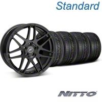 Piano Black Forgestar F14 Monoblock Wheel & Nitto Invo Tire Kit - 19x9 (05-14 All) - Forgestar KIT||29620||79520
