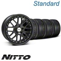 Matte Black TSW Valencia Wheel & NITTO Invo Tire Kit - 19x8 (05-13 All)