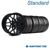 Gloss Black 2013 GT500 Style Wheel & Sumitomo Tire Kit - 18x9 (05-14 All)